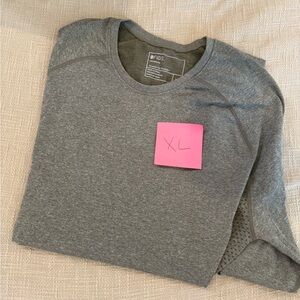 FIGS Heather Olive Long Sleeve Top XL